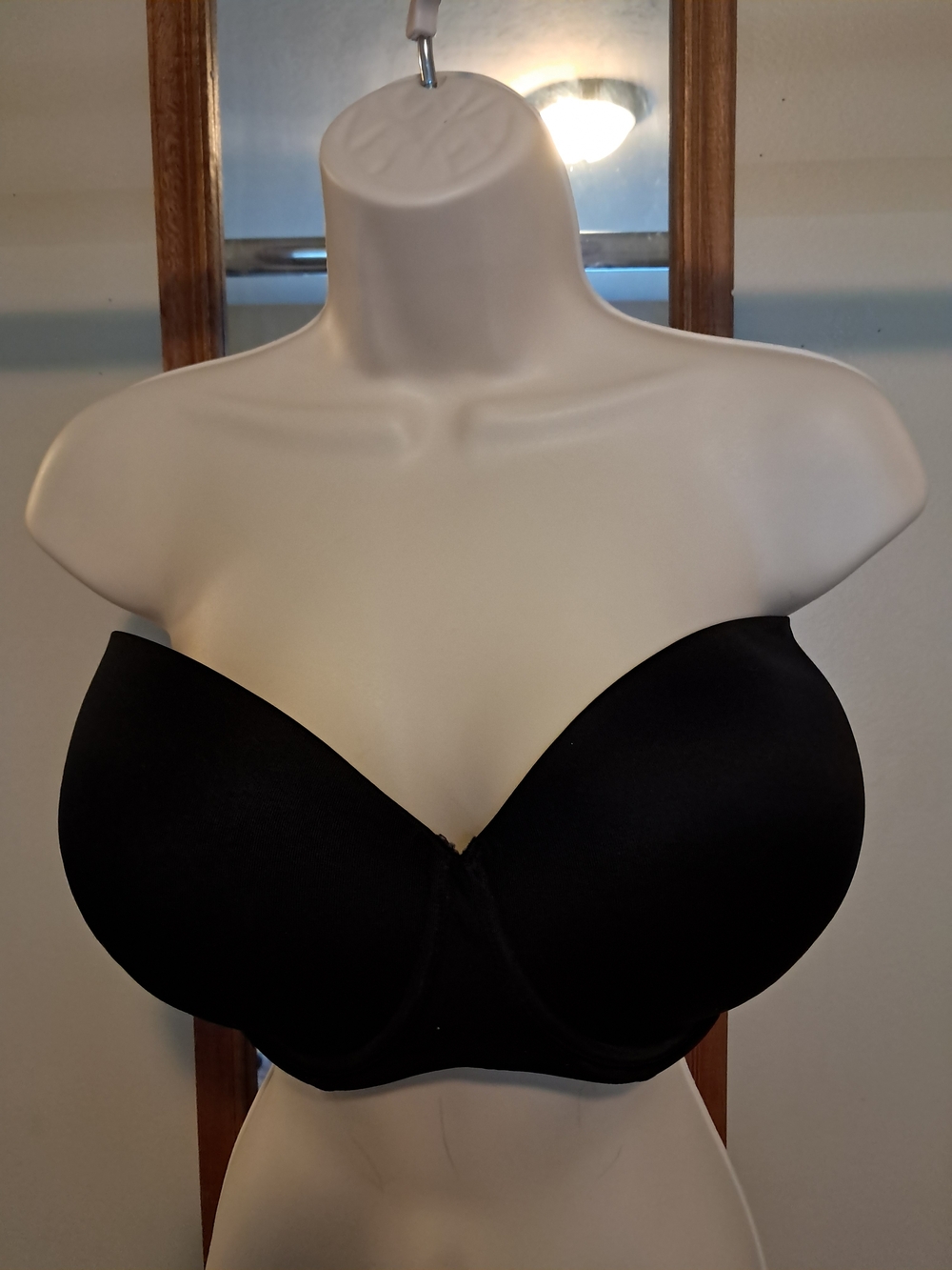 Cacique Black Strapless Smooth Molded Bra